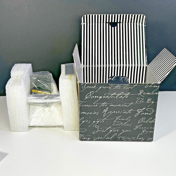 Other - Things Remembered Gravity Pen Stand w/ Lighted Touch Clock NEW Sealed